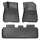 Комплект автоковриков в салон Baseus T-Space Series 3-Piece Floor Mat for Tesla Model 3 - изображение 1