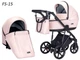 Детская универсальная коляска 2 в 1 Angelina FIBI SENSE Eco FS-15 Розовая - изображение 2
