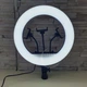 Кольцевая лампа 36 см со штативом 2,1 м и пультом управления Soft Ring, светодиодная LED лампа-кольцо с 3 держателями для телефона, кольцевой свет с регулировкой яркости для фото и видеосъемки, блоггеров, визажистов, RL-14-А - изображение 3