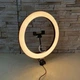 Кільцева LED лампа зі штативом 2м RING FILL LIGHT 30см свтлодіодна від USB селфі кольцо - QX-300T - зображення 10
