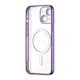 Чехол силиконовый противоударный WAVE Metal Color Case with MagSafe + защита камеры для Apple iPhone 14 Plus (6.7") Dark Purple - изображение 2