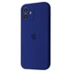Чохол силіконовий із захистом камери Wave Silicone Case Camera Protection для Apple iPhone 12 deep navy - зображення 1