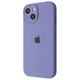 Чехол силиконовый с защитой камеры Wave Silicone Case Camera Protection для Apple iPhone 13 lavender gray - изображение 1