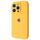 Чехол силиконовый с защитой камеры Wave Silicone Case Camera Protection для Apple iPhone 15 Pro yellow - изображение 1