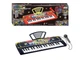 Дитячий синтезатор Electronic Keyboard MTK 009 A-3 37 клавіш мікрофон звукові ефекти - зображення 5