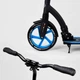Самокат двухколесный складной Best Scooter Robotic с амортизатором синий 54664 - изображение 4