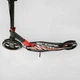 Самокат двухколесный алюминиевый Best Scooter Big Wheels черный с красным 10304 - изображение 3