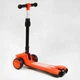 Самокат детский трехколесный складной с турбиной звуком и подсветкой Best Scooter оранжевый LT-12857 - изображение 5