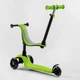 Самокат - беговел 3-в-1 с подсветкой Best Scooter до 50 кг зелёный PL-315 - изображение 4
