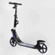 Самокат двоколісний складаний з фарою ручне гальмо Best Scooter Forward чорний з синім L-50267 - зображення 5