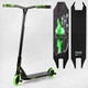 Трюковый парковый самокат профи Best Scooter FEAR SCS-система, пеги, колёса 115 мм зелёный МТ-60611 - изображение 1