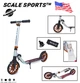 Самокат Scale Sports SS-17 белый двухколесный складной - изображение 2