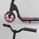 Самокат двухколесный складной Best Scooter Matrix FC до 100 кг колеса PU 200 мм красный 18424 - изображение 4