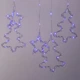 Гирлянда штора светодиодная GarlandoPro звезда и елка 120LED 3х0,9 м 8 режимов Синий 1733070BL - изображение 7