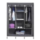 Шафа тканинна розкладна 130*45*175см Stenson R93320 (grey) - изображение 1