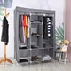 Шафа тканинна розкладна 130*45*175см Stenson R93320 (grey) - изображение 4
