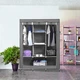 Шафа тканинна розкладна 130*45*175см Stenson R93320 (grey) - изображение 5