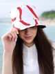 Двостороння панамка Fashion P0037-W 56-58 Чорний \ Білий - изображение 2