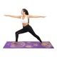 Коврик для йоги ProsourceFit Floret Yoga Mat, 5 мм, PS-1921-VT (фиолетовый) - изображение 3