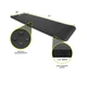 Коврик гимнастический ProsourceFit Extra Thick Mat, 12 мм, PS-2004-BK (черный) - изображение 3