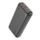 Внешний портативный аккумулятор Павербанк HOCO J101A Astute 20000mAh 22.5W 2USB/1Type-C с быстрой зарядкой QC3.0+PD3.0 Black - изображение 5