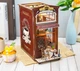 3D Книжный Румбокс Бук Нук "Coffee House/ Кофе Хаус" Миниатюрный Кукольный Домик Диорама DIY DollHouse Diorama Book Nook от HongDa (M513) - изображение 4