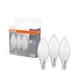 Набір ламп OSRAM LED Е14 4,9 Вт (40 Вт) свічка 3шт - зображення 1