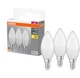 Набір ламп OSRAM LED E14 4,9 Вт (40 Вт) свічка 3шт - зображення 1