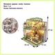 3D Румбокс "Цветочная комната" Миниатюрный Кукольный Домик DIY DollHouse от HongDa (M233) - изображение 7
