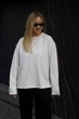 Лонгслив Solo свободный L-XL Молочный Wm2009 - изображение 1
