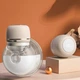 Електричний молоковідсмоктувач Wearable Breast Pump портативний бездротовий молоковідсмоктувач з функцією масажу та стимуляцією лактації білий - зображення 10