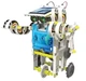 Дитячий конструктор робот-трансформер Solar Robot Kit 14 в 1 на сонячних батареях синій трюковий робот - зображення 3
