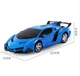 Детская игрушка робот трансформер Lamborgini ламборджини синяя аккумуляторная с пультом управления - изображение 3