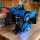 Детская игрушка робот трансформер Lamborgini ламборджини синяя аккумуляторная с пультом управления - изображение 8