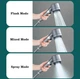 Душевая лейка 4в1 Shower Head 360° кнопка выключения воды, 3 режима, массажные шипы, турмалиновое покрытие - изображение 9