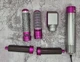 Стайлер для волосся 5 в 1 + коробка чохол HAIR BRUSH для укладання зі змінними насадками рожевий - зображення 10
