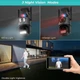Уличная охранная поворотная WIFI камера Dual Lens Zoom 8MP сирена, зум, iCSee с удаленным доступом и ночной съемкой - изображение 9