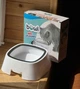 Поилка непроливайка для кошек и собак Magic Bow 1.5 л миска для животных с защитой от проливания белая с плавающим диском - изображение 10