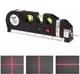 Лазерный уровень Laser Level Pro 3 встроенная рулетка, луч для разметки, на батарейках - изображение 1