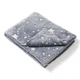 Светящийся плед для детей и подростков Magic Blanket серый 150х100 см день ночь плюшевый теплый - изображение 1