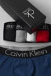 Набір чоловічих трусів Calvin Klein 5 шт різнокольорові базові боксери бавовна в подарунковій упаковці, розмір М - зображення 5