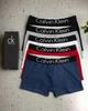 Набір чоловічих трусів Calvin Klein 5 шт різнокольорові базові боксери бавовна в подарунковій упаковці, розмір М - зображення 8