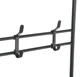 Універсальна вішалка для одягу та взуття пересувна New simple floor clothes rack 60X29.5X151 см чорна - зображення 9