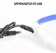 Светодиодный влагостойкий ошейник для собак USB, разные цвета подсветки, регулируемый размер, светящийся - изображение 7