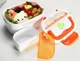 Електричний ланч бокс Lunchbox з підігрівом 220V помаранчевий, контейнер-термос для їжі, обідів, місткий судочок - зображення 9