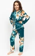 Піжама для дівчинки Cyberjammies Goldie 7132 преміальна дитяча піжама зелена з квітковим принтом 12-13 лет /158 см Зелений з квітковим принтом (5051877530782) - изображение 3