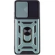 Чехол Fiji Camera Defence для Motorola G32 бампер с защитой камеры и подставкой Green - изображение 2