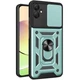 Чохол Fiji Camera Defence для Samsung Galaxy A05 (A055) бампер із захистом камери та підставкою Green - зображення 1