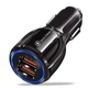 Автомобільний адаптер в прикурювач Car Charger SY-681 Black - изображение 3