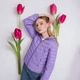 Куртка Fashion 314004-LV 42 Ліловий - зображення 3